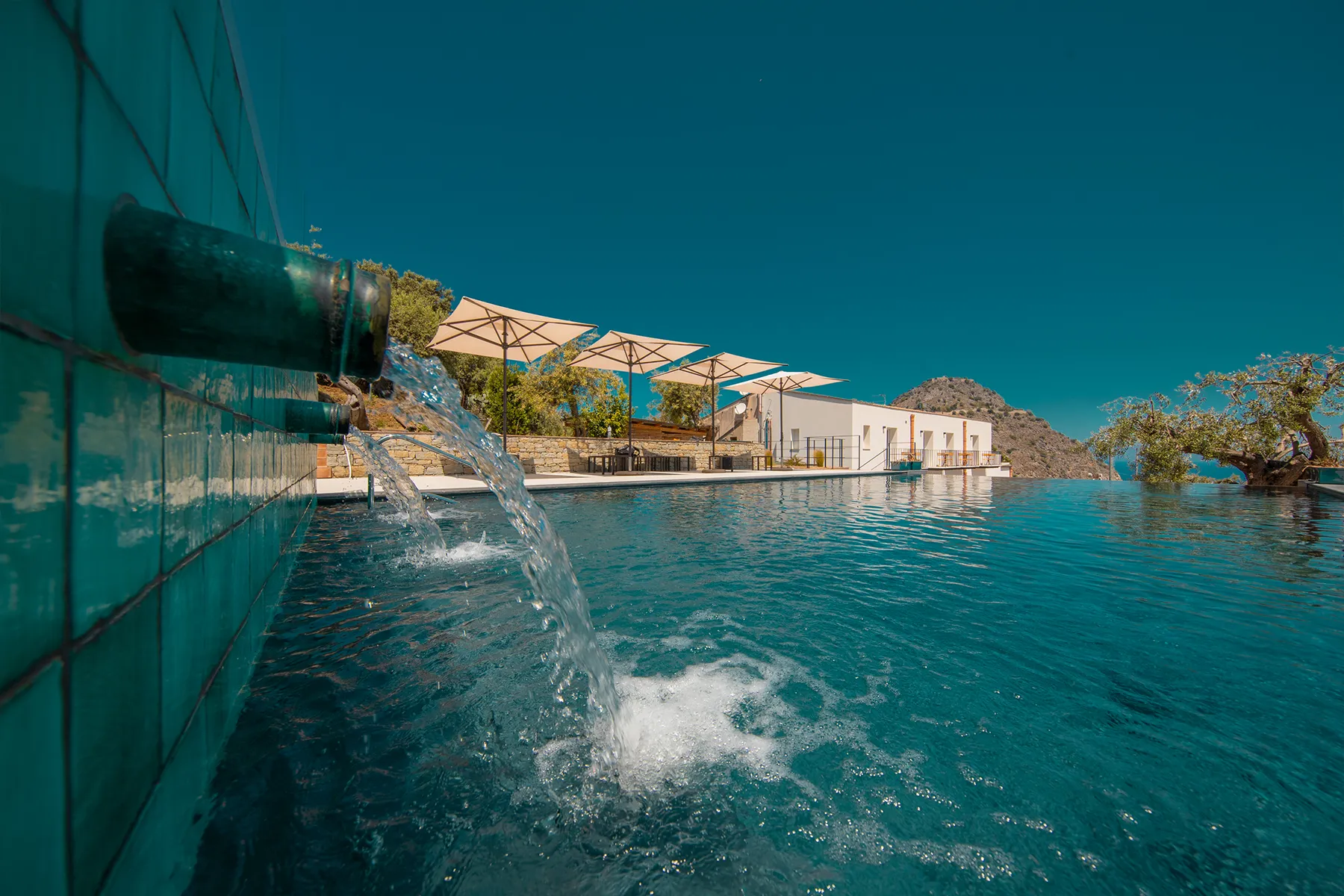 Piscina e lounge bar i servizi di Villa Totò Resort per gli ospiti di Villa Olea-gallery5